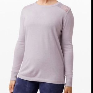 Lululemon Back to Balance Sweater Open Back